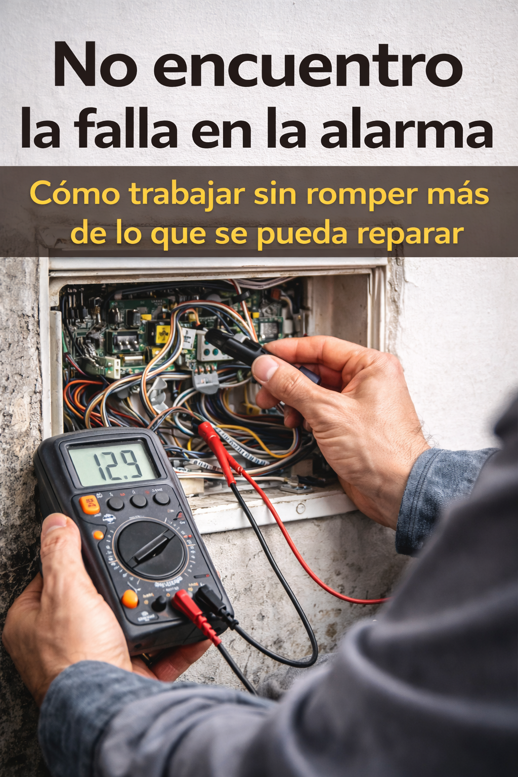 No encuentro la falla en la alarma: cómo trabajar sin romper más de lo que se puede reparar